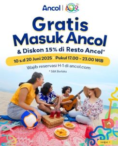 Ancol Gratiskan Tiket Masuk Untuk Warga, Rayakan HUT Jakarta Ke- 498