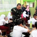 Dandim 0505/Jakarta Timur Kunjungi SDN 05 Cipinang Dalam Program Makan Bergizi Gratis