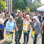 Kodim 0502/Jakarta Utara Dampingi Pangdam Jaya dalam Kegiatan Sinergi TNI dan Bulog untuk Ketahanan Pangan