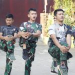 Jaga Kebugaran, Satgas TMMD 125 Kodim 0507/Bekasi Rutin Lakukan Olahraga Sebelum Mulai Pekerjaan