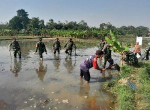 Koramil 05/Bantargebang Bersinergi dengan Poktan Parahiyangan Dukung Ketahanan Pangan Lewat Program Unggulan KASAD