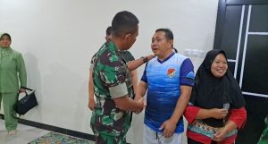 Wujud Kepedulian Pimpinan, Dandim 0507/Bekasi Kunjungi Prajurit yang Sedang Sakit