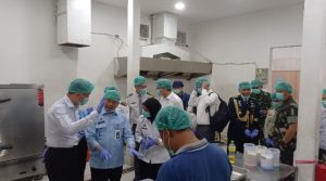 Dandim 0502/JU Pimpin Pengamanan VVIP Kunjungan Menhan Singapura ke Wilayah Koja