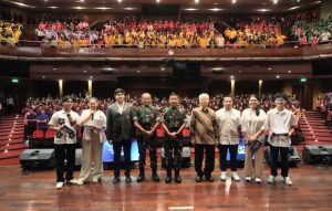 Danrem 052/Wkr Berikan Pelatihan Kepemimpinan Dasar kepada 1.000 Mahasiswa Baru UPH