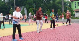 Dandim 0507/Bekasi, Walikota & Wakil Walikota Gelar Olahraga Bersama Forkopimda dan ASN Pemkot Bekasi