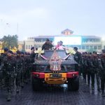 Pelepasan Komjen Pol Imam Widodo, Tetesan Hujan Iringi Momen Penuh Haru
