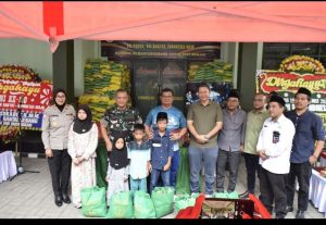 HUT ke-80 TNI: Koramil 05/Bantargebang Gelar Tasyakuran, Baksos, dan Bazar Beras Murah