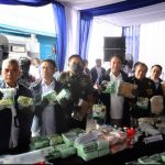 Komandan Kodim 0502/JU Hadiri Pencanangan Pemulihan Kampung Harapan Bersinar dan Pemusnahan Barang Bukti Narkotika