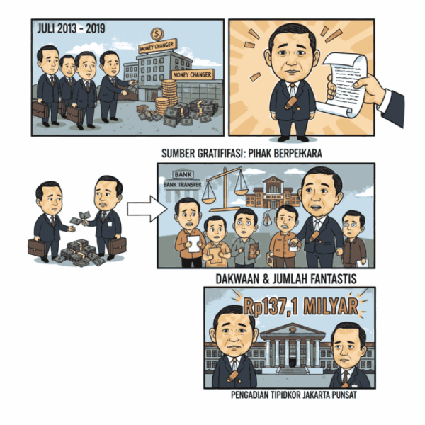 Jaringan Gratifikasi Eks-Sekretaris MA Nurhadi Terkuak, Didakwa Terima Rp 137 Miliar dari Para Pihak Berperkara