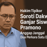 Sidang Ganjar Siswo Pramono, Hakim Tipikor Surabaya Soroti Dua Perkara Satu Dakwaan