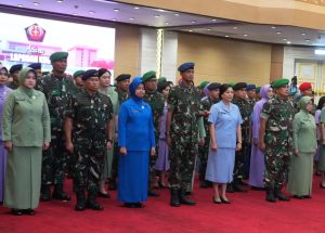 Panglima TNI Pimpin Laporan Korps, 177 Perwira Tinggi Resmi Naik Pangkat