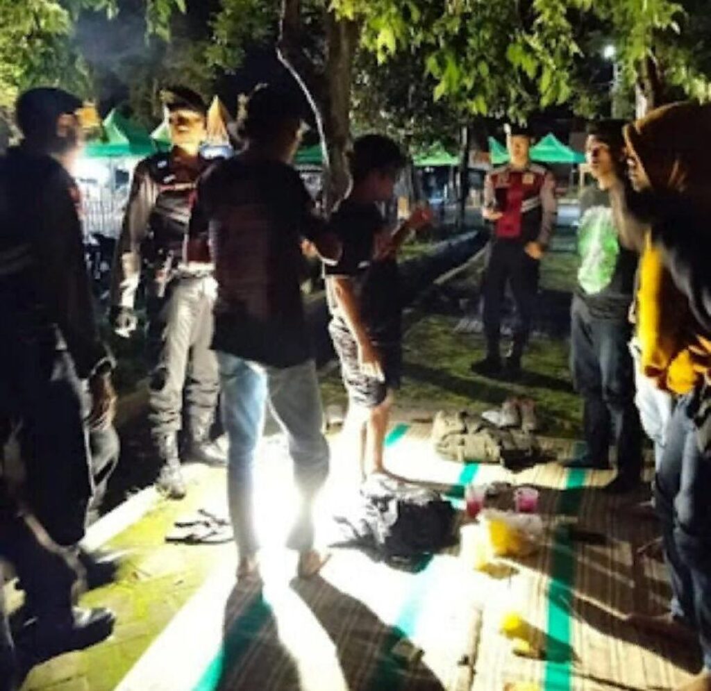 Polres Kediri Kota Sita Miras di GOR Jayabaya