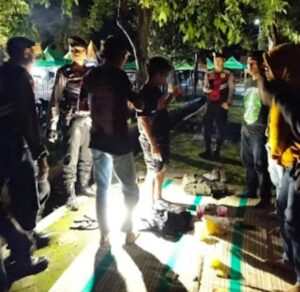 Polres Kediri Kota Sita Miras di GOR Jayabaya