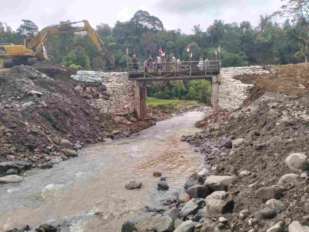 Akses Jalan Desa Batu Nagodang Siatas Pulih