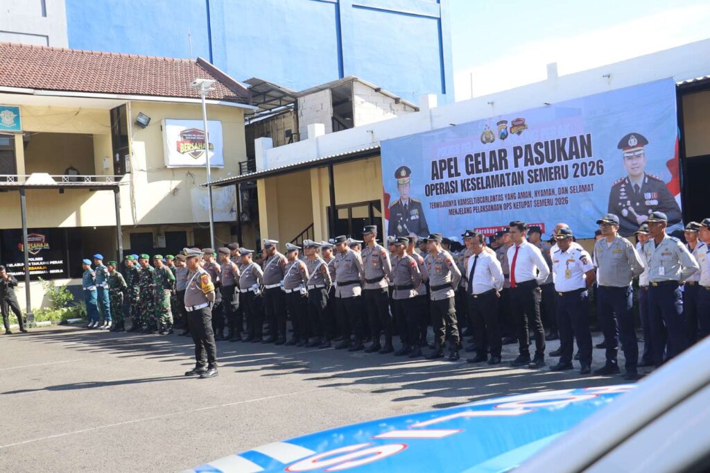 Tekan Angka Kecelakaan, Polres Pelabuhan Tanjung Perak Gelar Operasi Keselamatan Semeru 2026