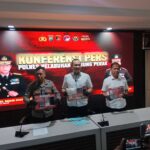 Polres Pelabuhan Tanjung Perak Ungkap 41 Kasus Narkoba dan Amankan 55 Tersangka