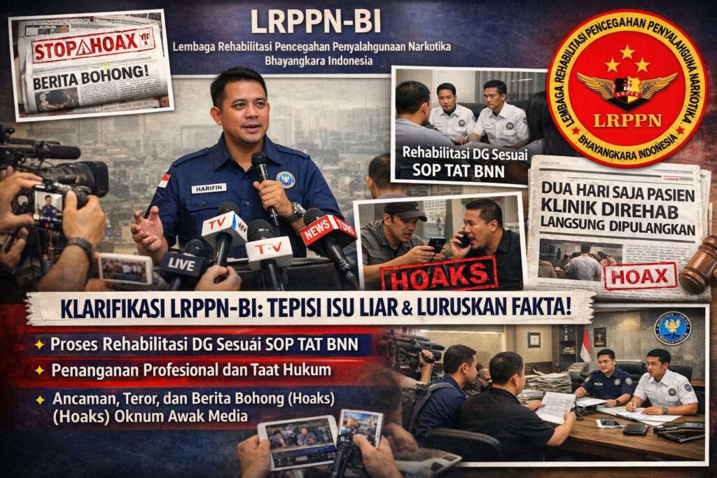 LRPPN BI: Hoaks Pemulangan Pasien Rehab