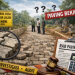 Paving Baru Jalan Makam Desa Mori Diduga Hilang, Warga Desak Audit Menyeluruh
