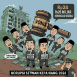 Korupsi Setwan Kepahiang Rp 28 Miliar: Mantan Sekwan Divonis 6 Tahun, Eks Ketua DPRD 1,5 Tahun