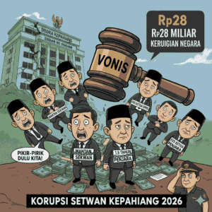 Korupsi Setwan Kepahiang Rp 28 Miliar: Mantan Sekwan Divonis 6 Tahun, Eks Ketua DPRD 1,5 Tahun