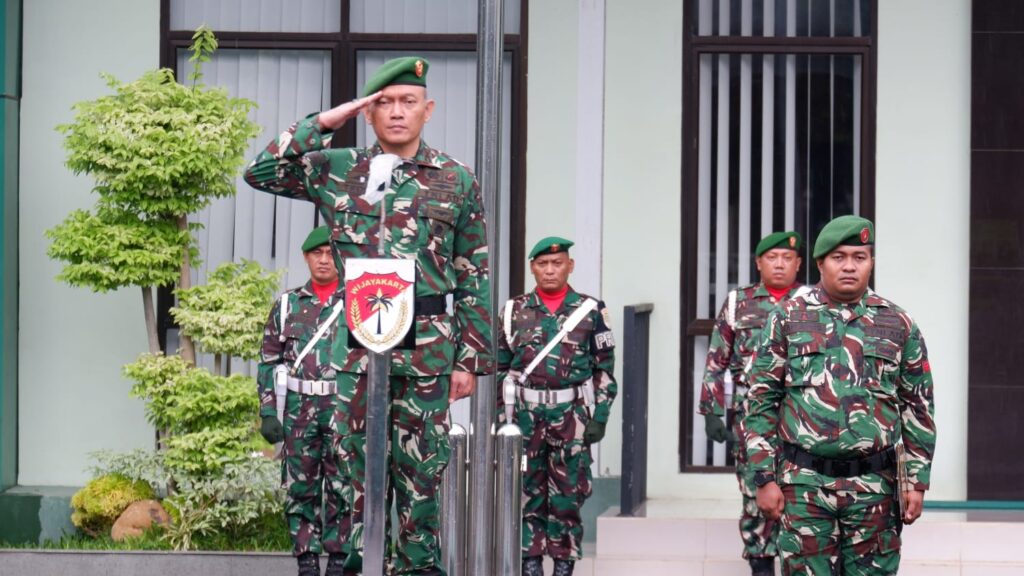 Perkuat Disiplin Prajurit, Kasdim 0507/Bekasi Pimpin Upacara Awal Bulan Februari 2026