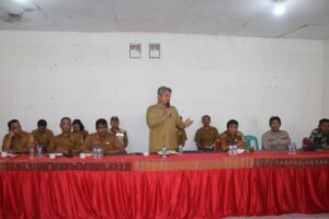 Wabup Taput Pimpin Rakor di Parmonangan: Percepat Pemulihan Infrastruktur dan Layanan Publik Pascabencana