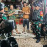 Koramil 07/Cipayung dan Komduk Gelar Patroli/Siskamling Keliling Sisir Lubang Buaya, Antisipasi Tawuran dan Cuaca Ekstrem