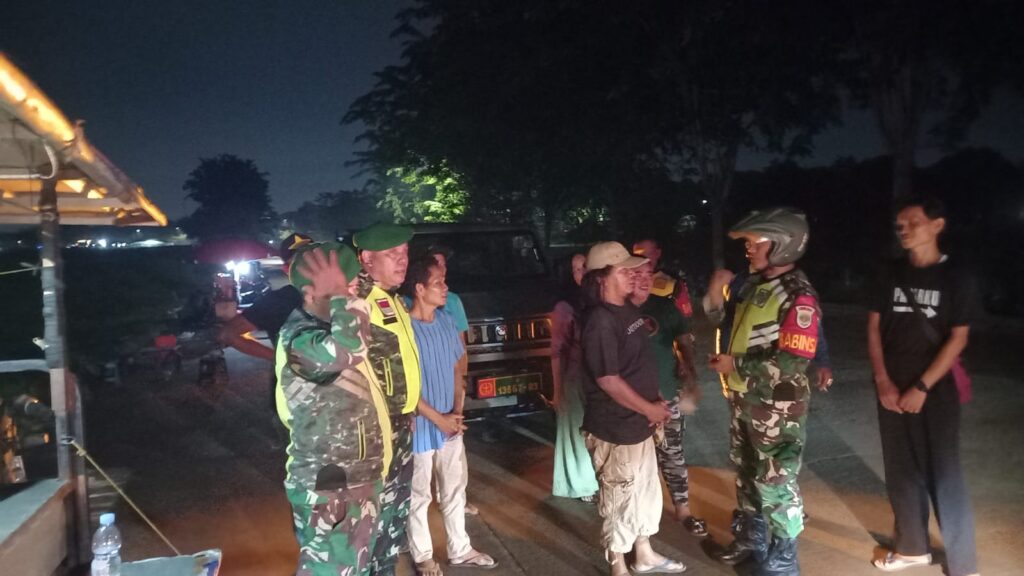 Patroli Bermotor Rutin Koramil 05/Bantar Gebang Susuri Daerah Rawan, Demi Terciptanya Wilayah Kondusif