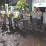 Koramil Teluk Pucung Gelar Patroli Jalan Kaki Jaga Keamanan