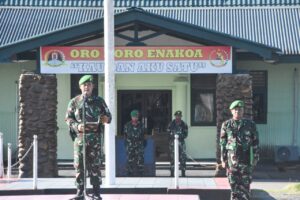 Dandim Mimika Pimpin Upacara 17-an, Tekankan Evaluasi Tugas Prajurit