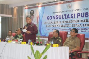 ‎Pemkab Tapanuli Utara Gelar Konsultasi Publik RKPD 2027