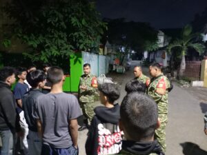 Sinergi Tiga Pilar, Koramil 04/Jati Asih Gelar Patroli Gabungan Malam Hari Perkuat Kamtibmas di Bulan Ramadhan