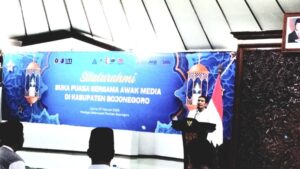Bupati Bojonegoro Buka Bersama Awak Media
