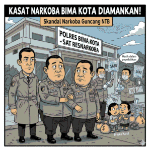 Kasat Narkoba Polres Bima Kota Diamankan Polda NTB terkait Pengembangan Kasus