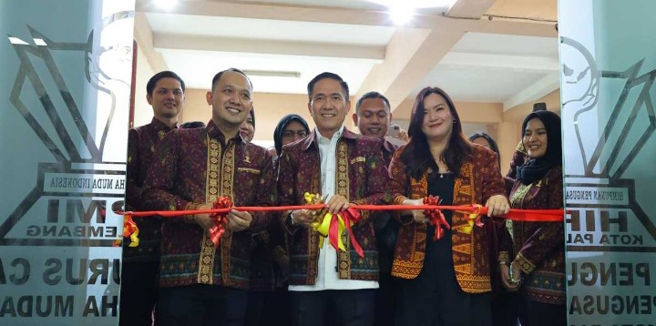 Sejarah Baru! Ratu Dewa Resmikan Sekretariat HIPMI Palembang Sebagai “Dapur” Inovasi Ekonomi