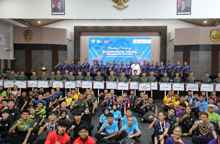 Kasdam Jaya dan Ustadz Adi Hidayat Resmi Buka Kejurnas Tenis Meja Pangdam Jaya Cup II 2026