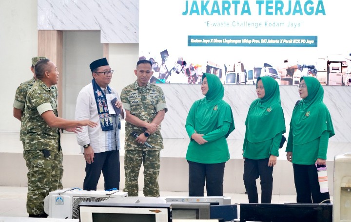 Kodam Jaya Sukses Kumpulkan Lima Ton Lebih Limbah Elektronik