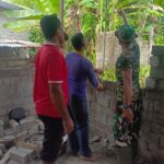 Satgas TMMD Morotai Bangun RTLH, Warga Kompak Bantu