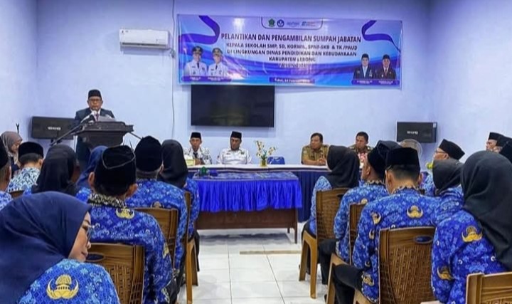 Sebanyak 80 Kepala Sekolah dan 3 Koordinator Wilayah (Korwil) resmi dilantik di Kabupaten Lebong pada Selasa (24/2/2026)