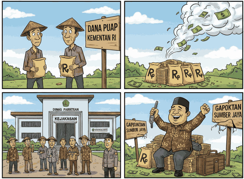 Dana PUAP Ratusan Juta Diduga Raib, Petani Sambangan Menjerit