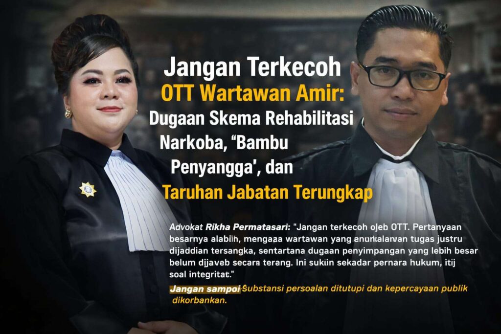 OTT Wartawan Mojokerto: Berawal dari Dugaan Penyimpangan Rehabilitasi Narkoba