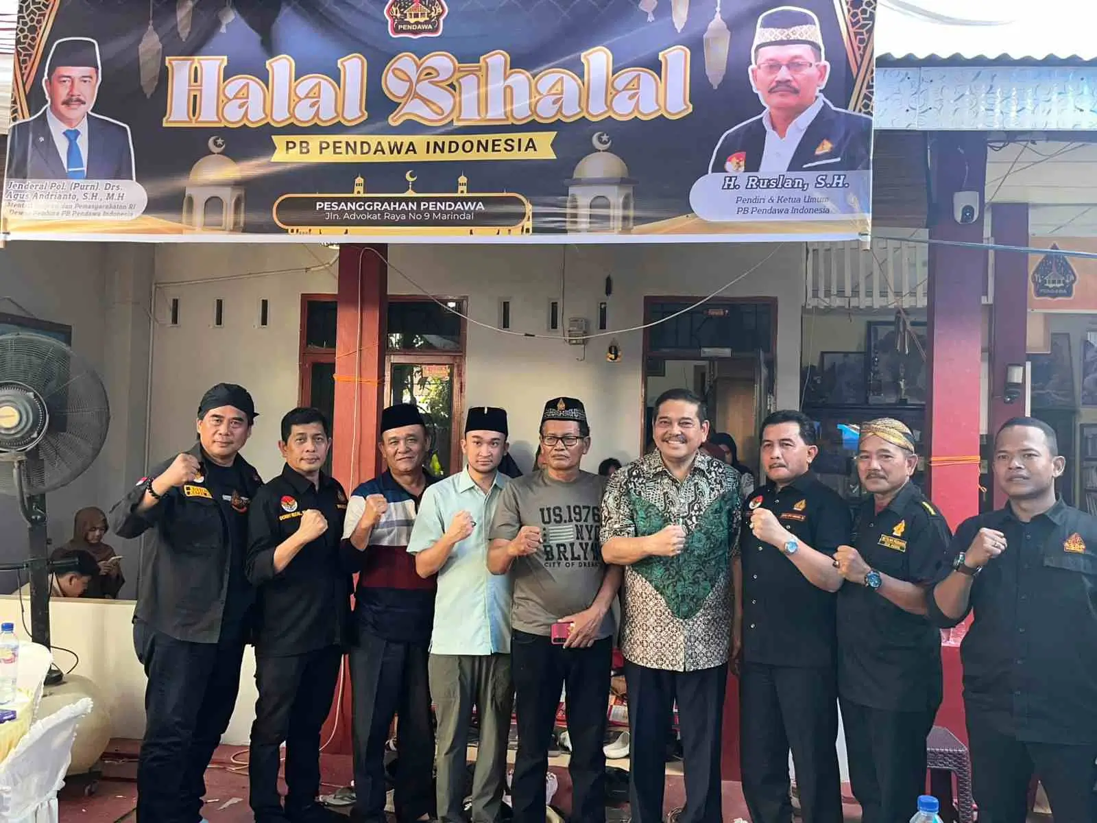 Halal Bihalal PB Pendawa Indonesia, Selasa, 24 Maret 2026, Pesanggrahan Pendawa Indonesia di Jalan Advokat Raya Nomor 9, Desa Marindal Satu, Kecamatan Patumbak, Kabupaten Deli Serdang.