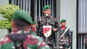 Upacara Awal Bulan Di Lanjutkan Jam Komandan ,Dandim 0507/Bekasi Tekankan Kewaspadaan Wilayah dan Kepedulian Terhadap Dinamika Global