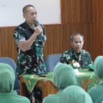 Penyuluhan Bintal Kepada Prajurit, PNS dan Persit KCK Cabang XIX Kodim 0505/JT