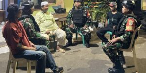 Koramil 03/Ps.Rebo-Ciracas Bersama Warga Perketat Patroli Ramadhan di Pasar Rebo