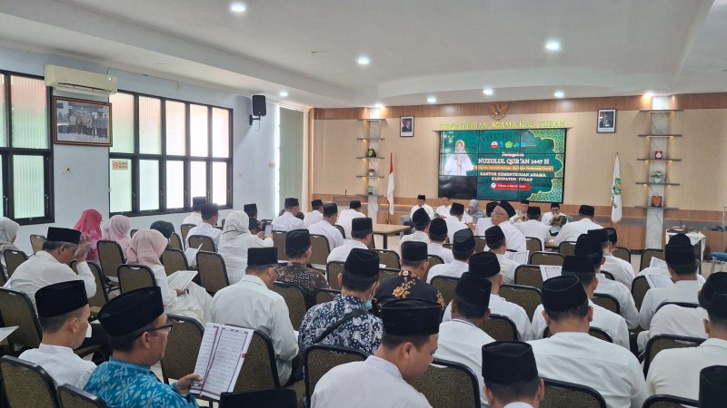 Foto:Peringatan Nuzulul Qur’an, Kemenag Tuban
