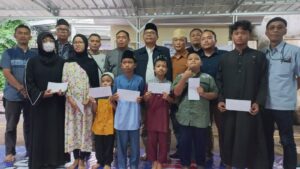Peringati Nuzulul Qur’an, PT Fastco Adidaya Sentosa Santuni Anak Yatim di Pondok Cina
