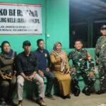 Perkuat Keamanan Wilayah, Koramil 07/Cipayung Gelar Patroli/Siskamling Keliling Bersama Komponen Pendukung