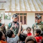 Koops TNI Papua Berbagi Kasih di Panti Asuhan Santa Susana Mimika