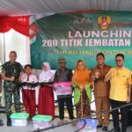 TNI AD Resmikan Jembatan Gantung Garuda di Bekasi, Dandim 0509: Bukti Nyata Kemanunggalan TNI dan Rakyat